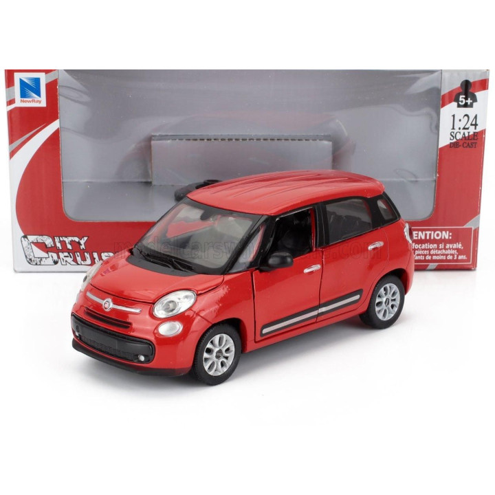 NEWRAY FIAT 500L CITY 2013 - RED 1/24