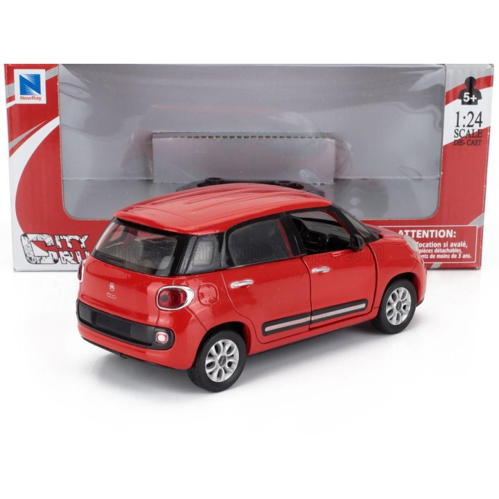 NEWRAY FIAT 500L CITY 2013 - RED 1/24