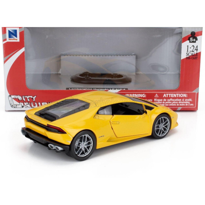 NEWRAY LAMBORGHINI HURACAN LP610-4 2014 - YELLOW 1/24
