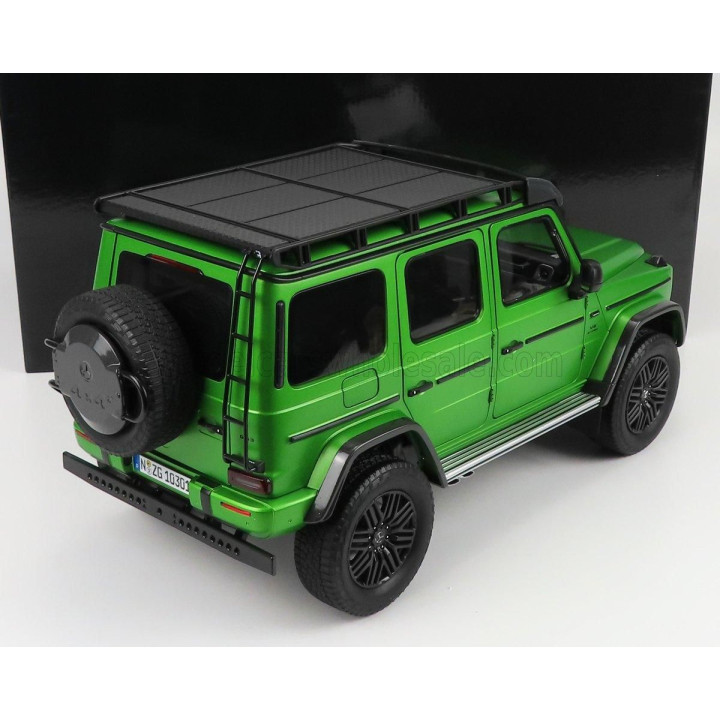 NZG MERCEDES BENZ G-CLASS 4x4² 2022 - HELL MAGNO GREEN MET 1/12