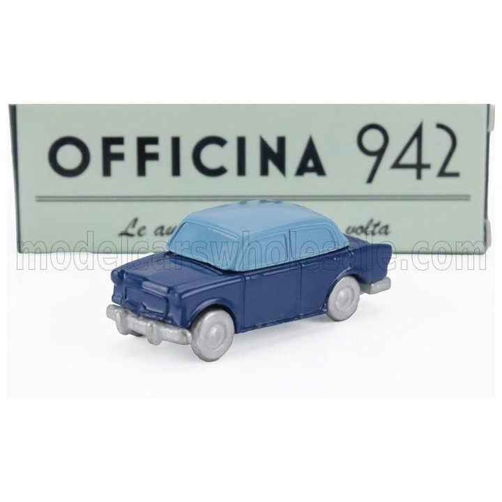 OFFICINA 942 FIAT 600 BERLINA CARROZZERIA MANTELLI 1957 - 2 TONE BLUE 1/76