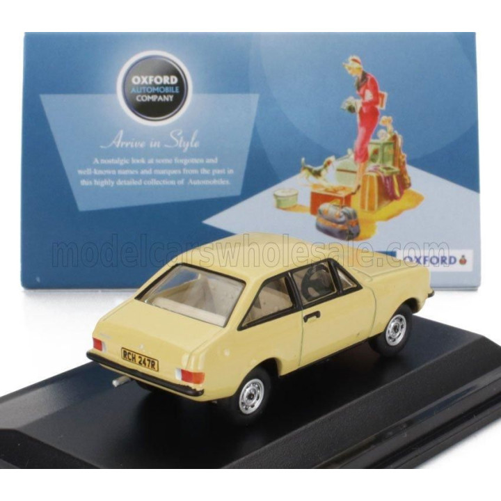 OXFORD MODELS FORD ENGLAND ESCORT MKII 1969 - BEIGE 1/76
