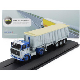 OXFORD MODELS VOLVO F88 TRUCK RUSSELL TRANSPORTS 1969 - GREY BLUE 1/76