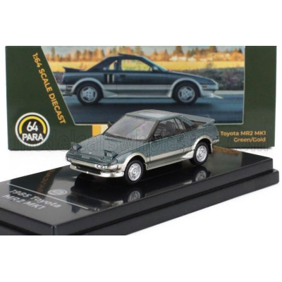 PARAGON MODELS TOYOTA MR2 MKI LHD 1985 - GREEN GOLD 1/64