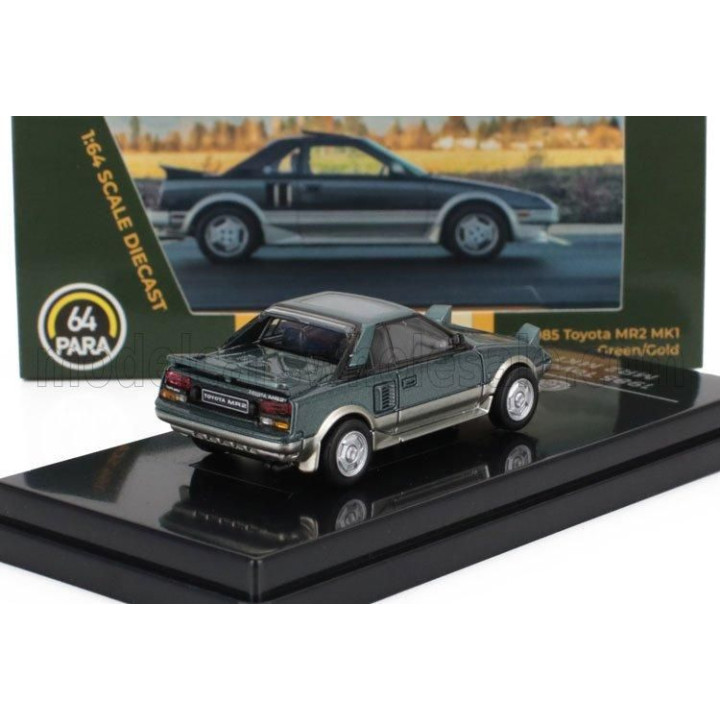 PARAGON MODELS TOYOTA MR2 MKI LHD 1985 - GREEN GOLD 1/64