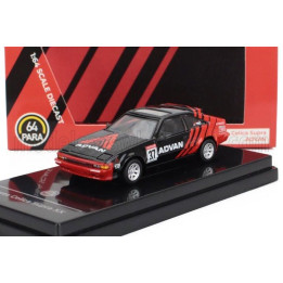 PARAGON MODELS TOYOTA CELICA SUPRA ADVAN N 37 RACING LHD 1984 - BLACK RED 1/64