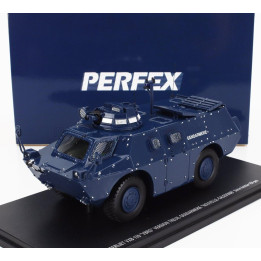 PERFEX BERLIET VXB 170 VBRG ANFIBIO BLINDATO GENDARMERIE NOUVELLE CALEDONIE POLICE 1974 - BLUE 1/43