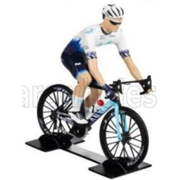 SOLIDO FIGURES CICLISTA - CYCLIST - TEAM MOVISTAR - TOUR DE FRANCE 2023 - WHITE 1/18