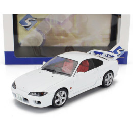 SOLIDO NISSAN SILVIA (S15) COUPE SPEC-R AERO 1999 - WHITE 1/18
