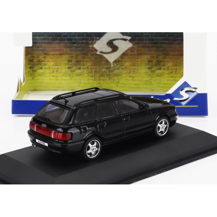 SOLIDO AUDI A4 RS2 AVANT SW STATION WAGON 1995 - POWERED BY PORSCHE - BLACK 1/43