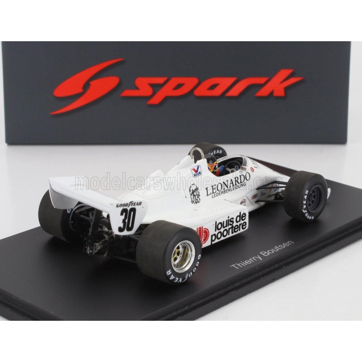 SPARK MODEL ARROWS F1  A6 N 30 GERMANY GP 1983 THIERRY BOUTSEN - WHITE 1/43