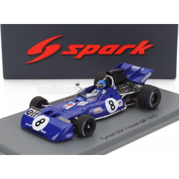 SPARK MODEL TYRRELL F1  004 N 8 FRANCE GP 1972 PATRICK DEPAILLER - BLUE 1/43