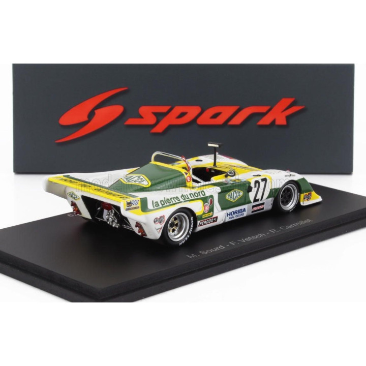 SPARK MODEL CHEVRON B36 2.0L S4 TEAM SOCIETE RACING N 27 24h LE MANS 1979 MARC SOURD - FLORIAN VETSCH - ROBERT CARMILLET - WHITE