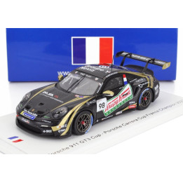 SPARK MODEL PORSCHE 911 992 GT3 CUP N 98 FRANCE CHAMPION PORSCHE CARRERA CUP 2023 DORIAN BOCCOLACCI - BLACK 1/43