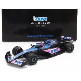 SPARK MODEL ALPINE F1  A523 TEAM BWT ALPINE N 31 SEASON 2023 ESTEBAN OCON - BLUE PINK 1/64