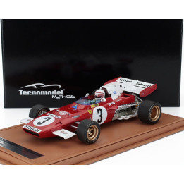 TECNOMODEL FERRARI F1   312B2 N 3 ZANDVOORT GP (with pilot figure) 1971 CLAY REGAZZONI - CON VETRINA - WITH SHOWCASE - RED WHITE