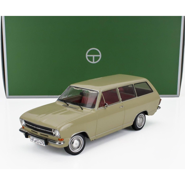 TOURING MODELCARS OPEL KADETT B CARAVAN SW STATION WAGON 1972 - BEIGE 1/18