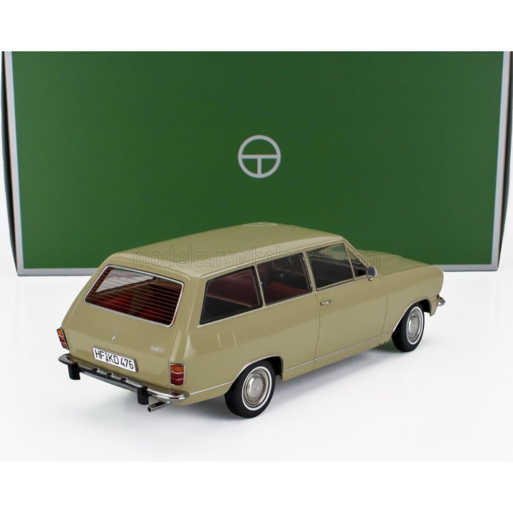 TOURING MODELCARS OPEL KADETT B CARAVAN SW STATION WAGON 1972 - BEIGE 1/18