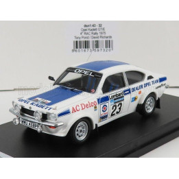 TROFEU OPEL KADETT GT/E (night version) N 23 RALLY RAC LOMBARD 1975 T.POND - D.RICHARDS - WHITE BLUE 1/43