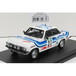 TROFEU OPEL ASCONA (night version) N 31 RALLY PORTUGAL 1980 J.SANTOS - L.ALEGRIA - WHITE BLUE 1/43