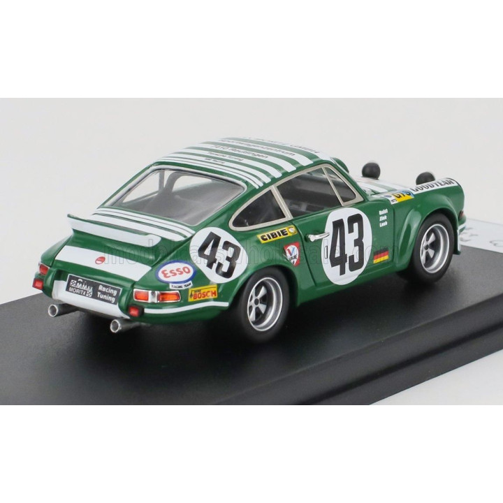TROFEU PORSCHE 911 CARERA RS COUPE (night version) N 43 24h LE MANS 1973 JURGEN ZINK - GERD QUIST - MANFRED LAUB - GREEN WHITE 1