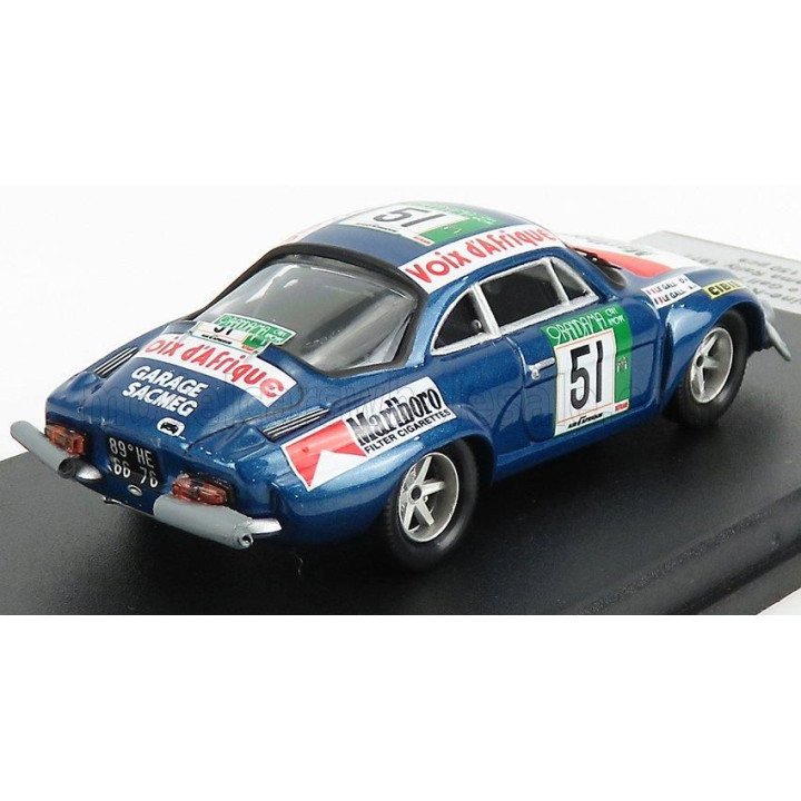TROFEU RENAULT ALPINE A110 RALLY BANDAMA 1977 M.LE GALL - Y. LE GALL - BLUE MET 1/43