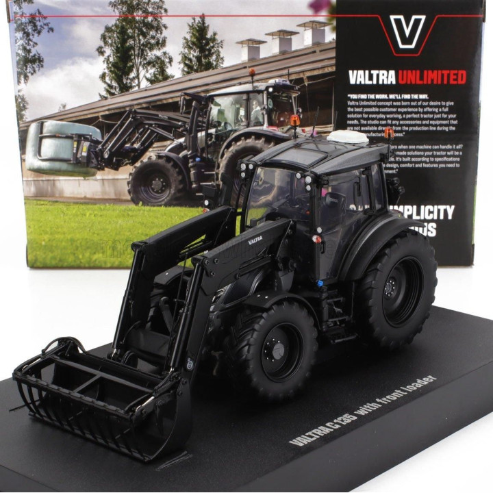 UNIVERSAL HOBBIES VALTRA G135 TRACTOR 2017 - BLACK 1/32