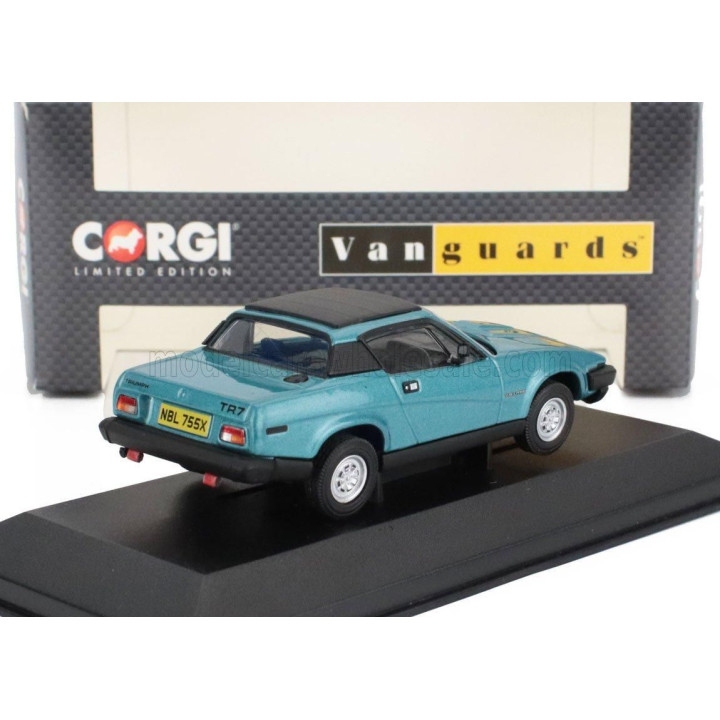 VANGUARDS TRIUMPH TR7 FHC COUPE 1975 - LIGHT BLUE MET 1/43