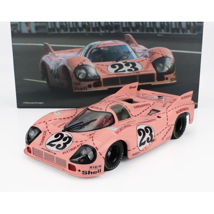 WERK83 PORSCHE 917/20 4.9L TEAM MARTINI INTERNATIONAL RACING PINK PIG N 23 24h LE MANS 1971 REINHOLD JOEST - WILLI KAUHSEN - PIN