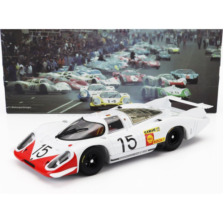 WERK83 PORSCHE 917LH 4.5L TEAM PORSCHE SYSTEM ENGENEERING N 15 24h LE MANS 1969 HERBERT LINGE - BRIAN REDMAN - RUDI LINS - WHITE