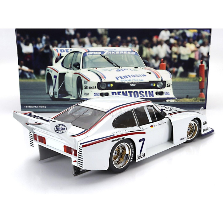 WERK83 FORD ENGLAND CAPRI TURBO Gr.5 ZAKSPEED N 7 DRM 1983 JORG VAN OMMEN - WHITE 1/18