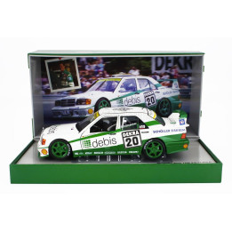 WERK83 MERCEDES BENZ 190E EVO2 TEAM ZAKSPEED RACING N 20 NORISRING RACE DTM 1991 MICHAEL SCHUMACHER - WHITE GREEN 1/18
