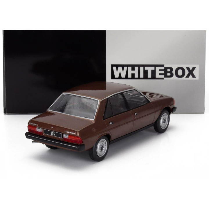 WHITEBOX PEUGEOT 305 1977 - DARK BROWN MET 1/24