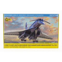 ZVEZDA TUPOLEV TU-144 SOVIET SUPERSONIC MILITARY AIRLINER 1968 1/144