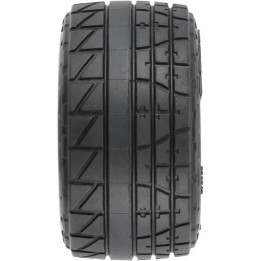 Pro-Line kolo s pneu 1:18 Menace Street H12mm, disk černý (4): Granite GROM