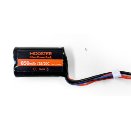 MODSTER Vector SR48 Brushed: LiIon battery 2S 850mAh 7.4V BEC