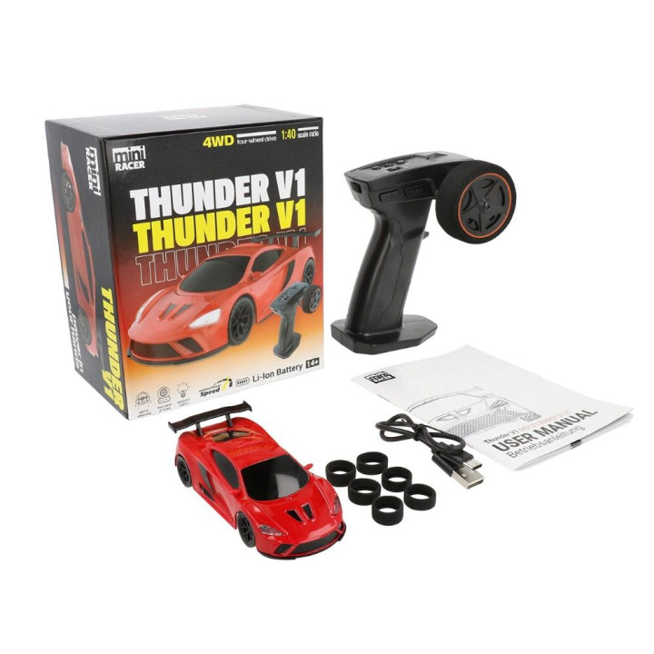 MODSTER Mini Racer Thunder V1 Red 1/40