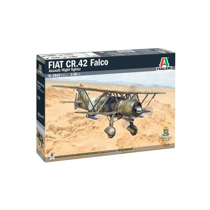 Model Kit letadlo 2842 - FIAT CR.42 Falco Assault/Night Fight (1:48)