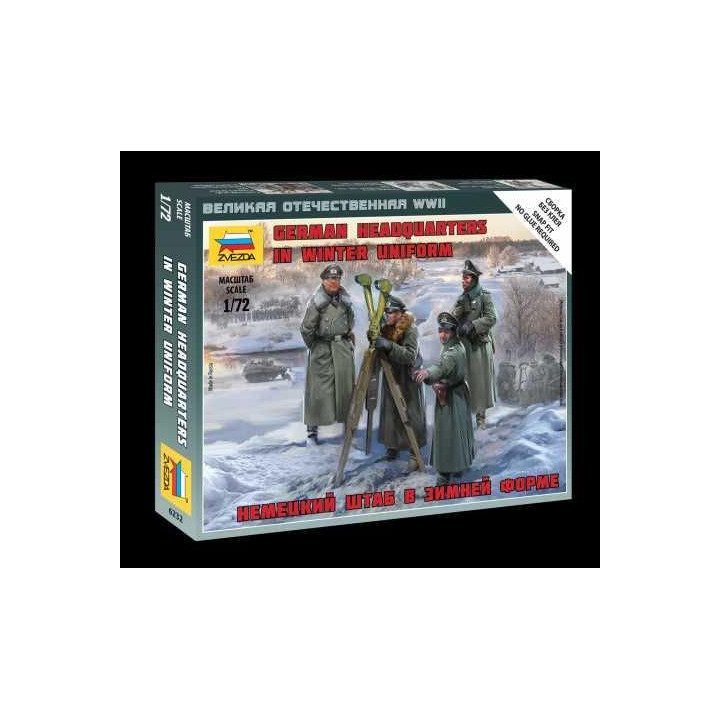 Wargames (WWII) figurky 6232 - German Headquarters in winter uniform (1:72)