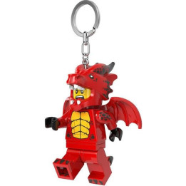 LEGO svítící klíčenka - Červený drak