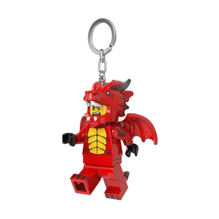LEGO svítící klíčenka - Červený drak
