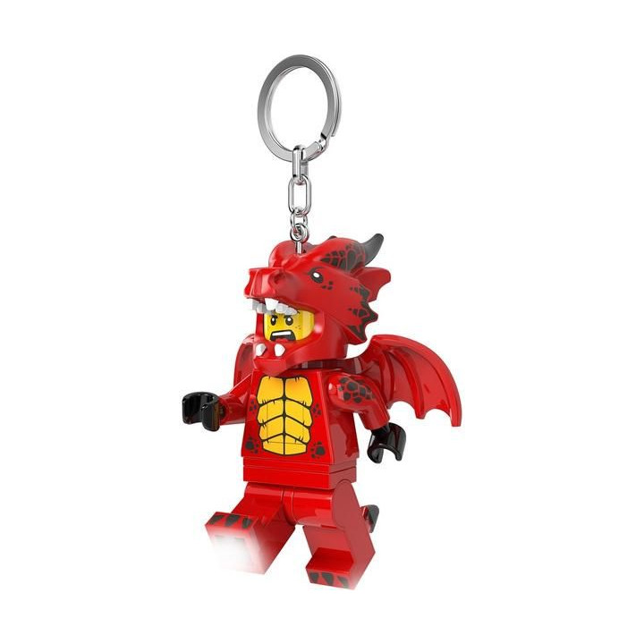 LEGO svítící klíčenka - Červený drak