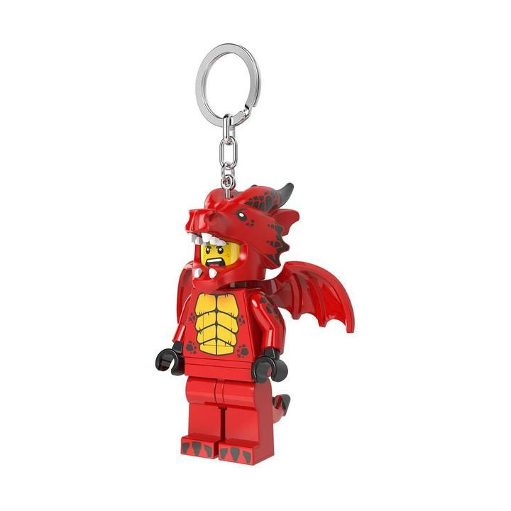LEGO svítící klíčenka - Červený drak
