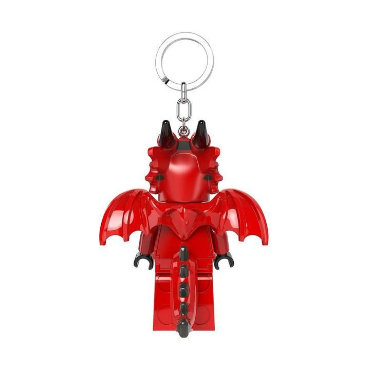 LEGO svítící klíčenka - Červený drak
