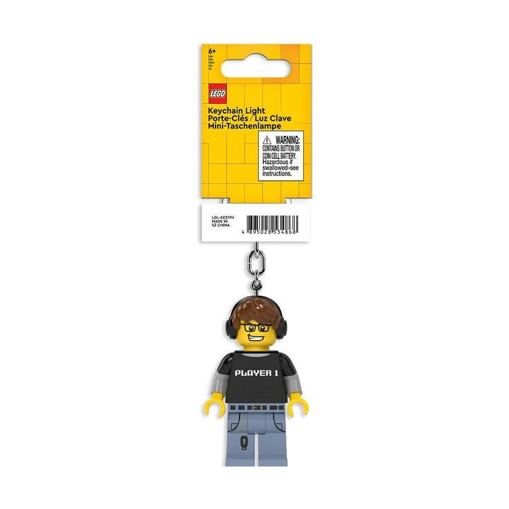 LEGO svítící klíčenka - Hráč videoher