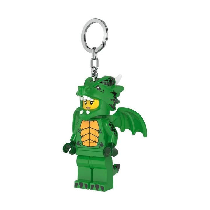 LEGO svítící klíčenka - Zelená dračice
