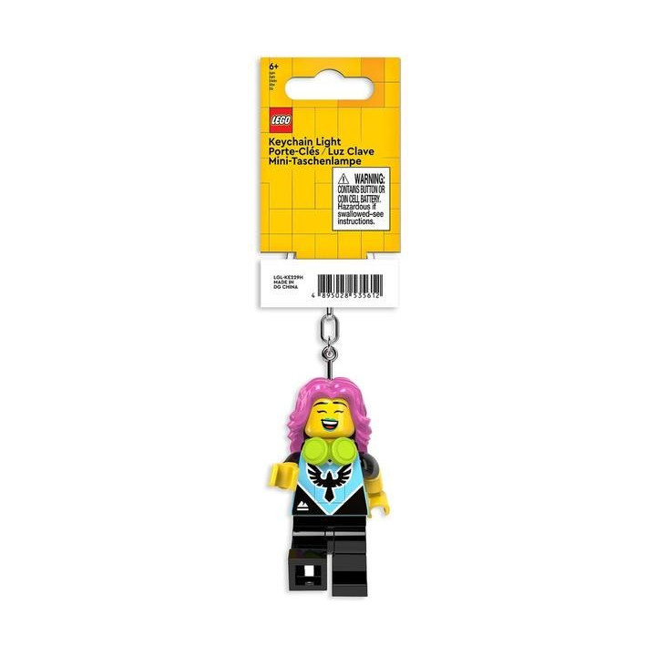 LEGO svítící klíčenka - Hráčka videoher
