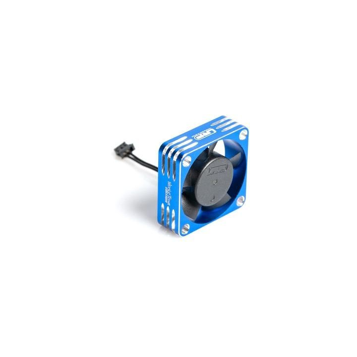 WorksTeam Hliníkový HighRev. ventilátor pro regulátory 30x30x10mm - 1S/2S - ESC konektor