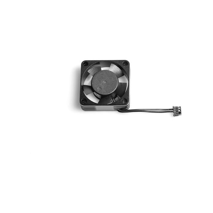 NOSRAM Hliníkový HighRev. ventilátor pro regulátory 30x30x10mm - 1S/2S - ESC konektor