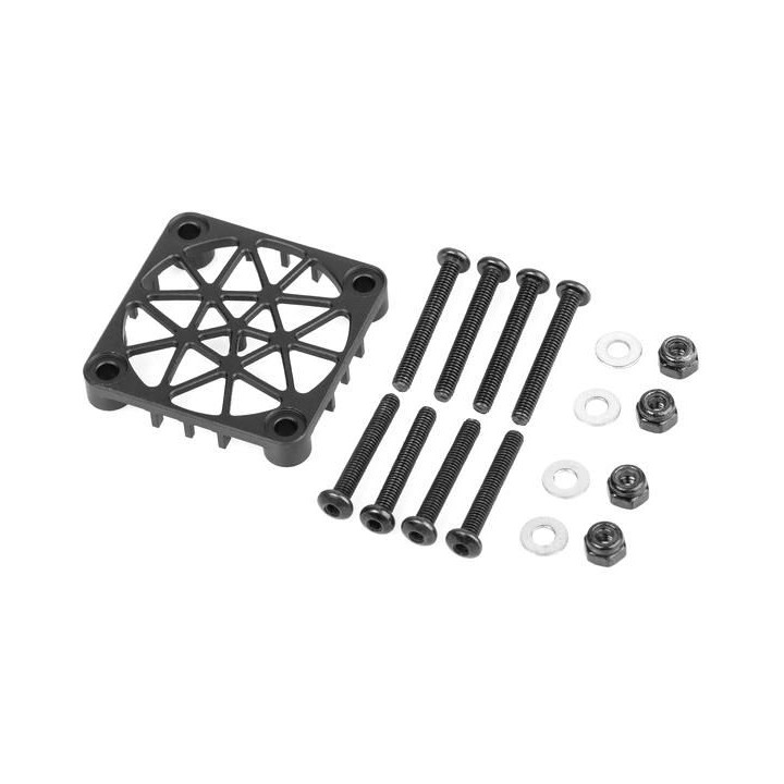 NOSRAM Hliníková mřížka pro 30mm ventilátory - černá